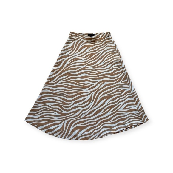 Ann Taylor Zebra Print Neutral Skirt - Picture 1 of 4